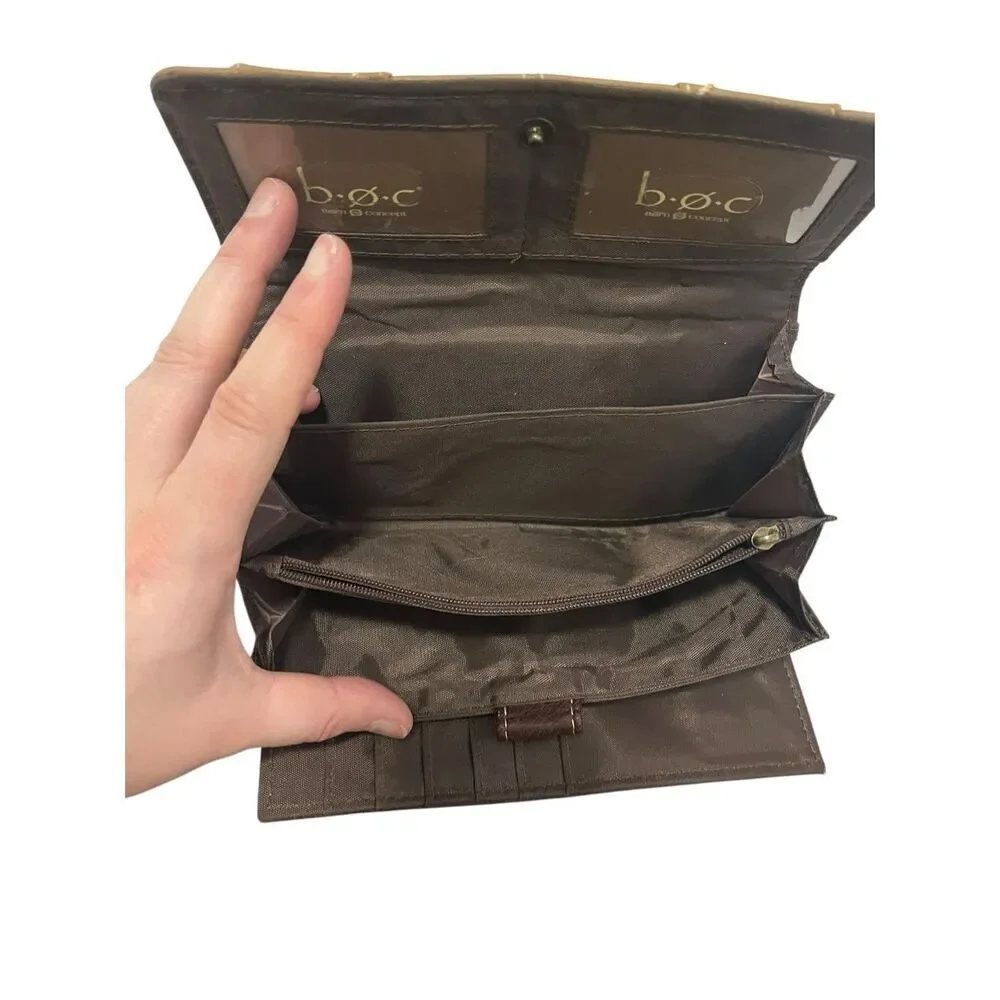 Born Concept Brown Wallet Good Condition